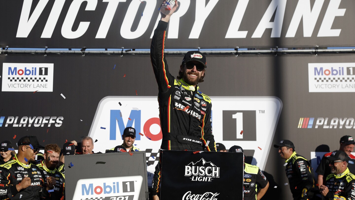 Featured image for Ryan Blaney Clinches Round of 8 with Loudon Playoff Victory