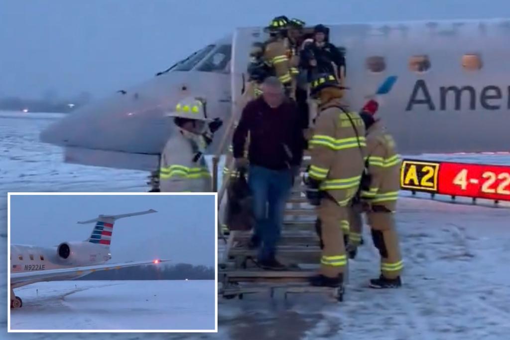 Featured image for "American Airlines Plane Slides Off Snowy Runway in Rochester, NY"