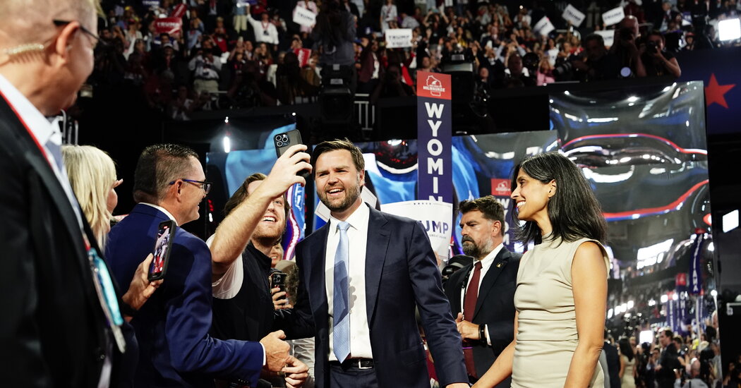 Featured image for JD Vance's VP Nomination Sparks Reactions and Concerns