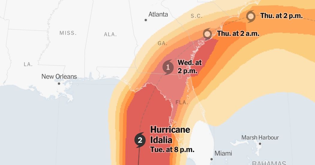 Featured image for Idalia's Path and Preparations: Tracking the Unpredictable Storm