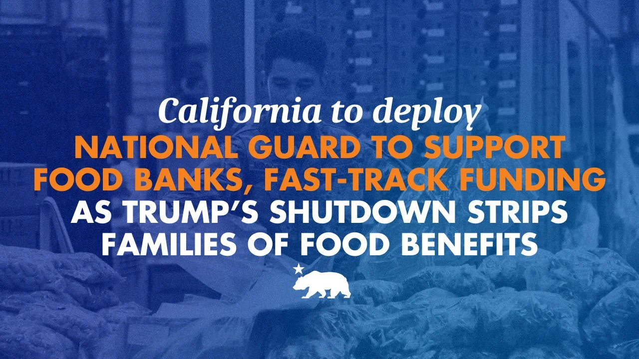 California Deploys National Guard and Funds to Support Food Banks During Shutdown
