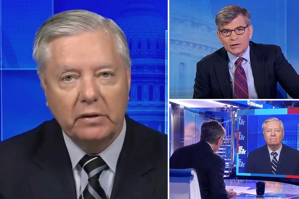 Sen. Lindsey Graham's heated exchange with ABC News host over Trump indictment.