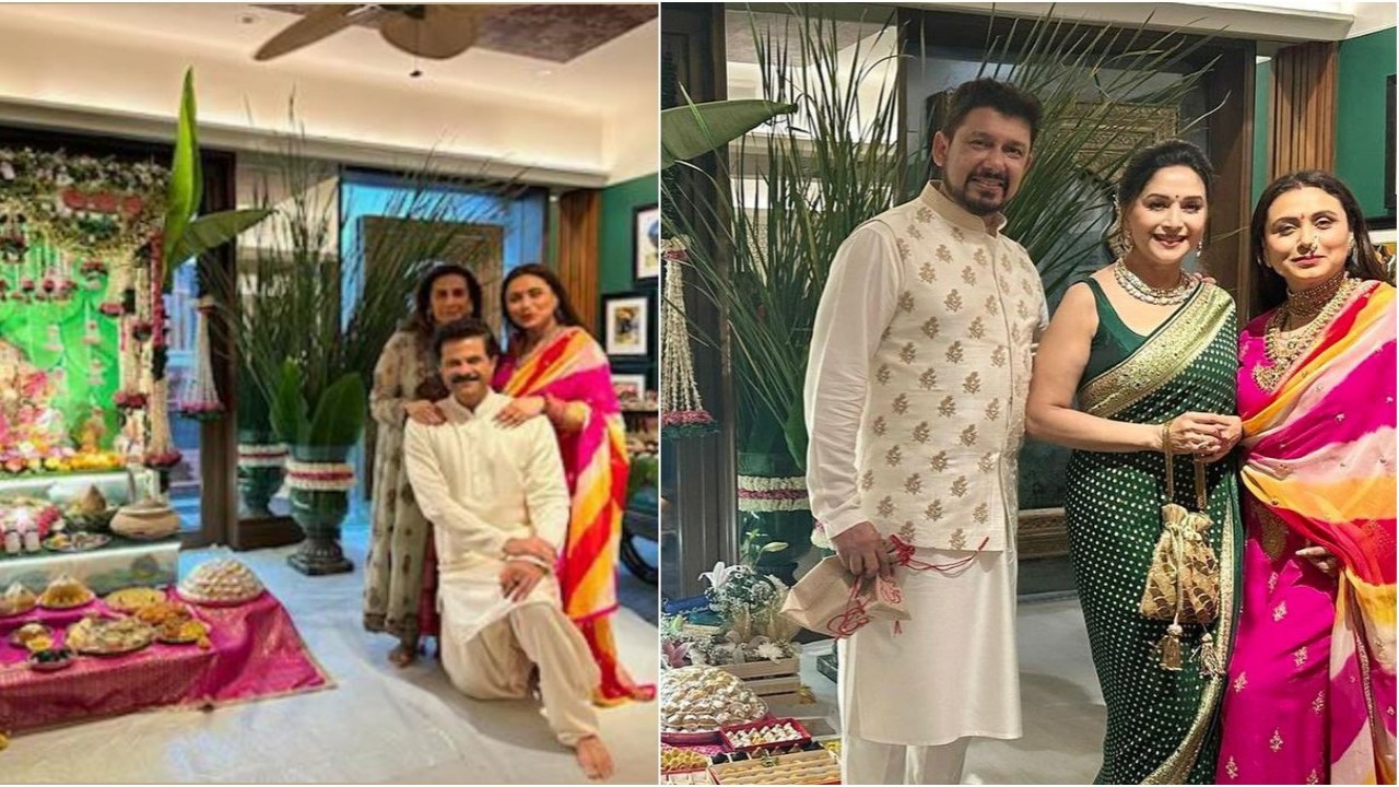 Featured image for Star-studded Ganesh Chaturthi celebrations: Rani Mukerji, Madhuri Dixit, Anil Kapoor, Shah Rukh Khan, and more!