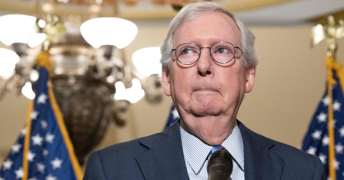 Sen. McConnell discharged from physical therapy rehab after concussion and rib injury.