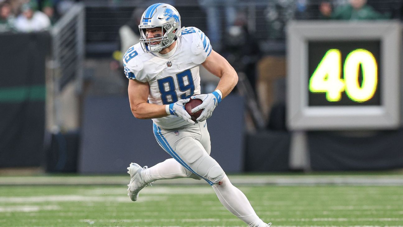 Featured image for Lions Retain TE Brock Wright, Match 49ers' Offer
