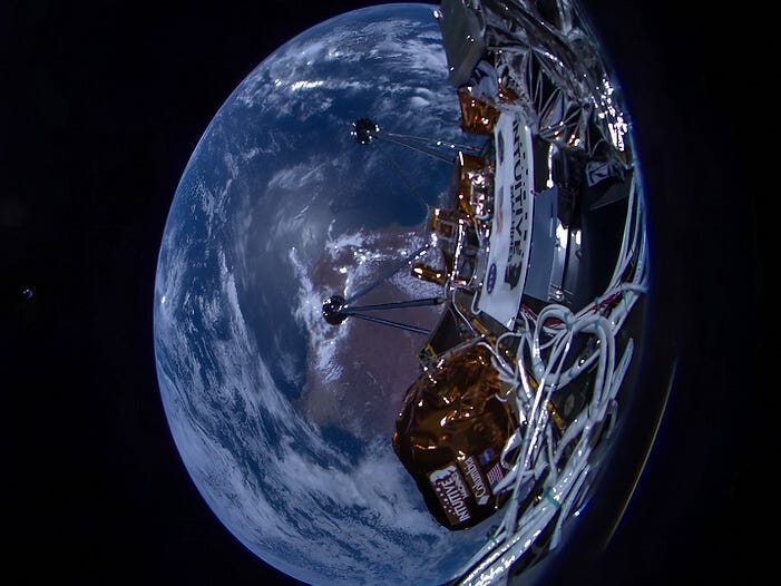 "Private Company Intuitive Machines Aims for Historic Moon Landing with Odysseus Spacecraft"