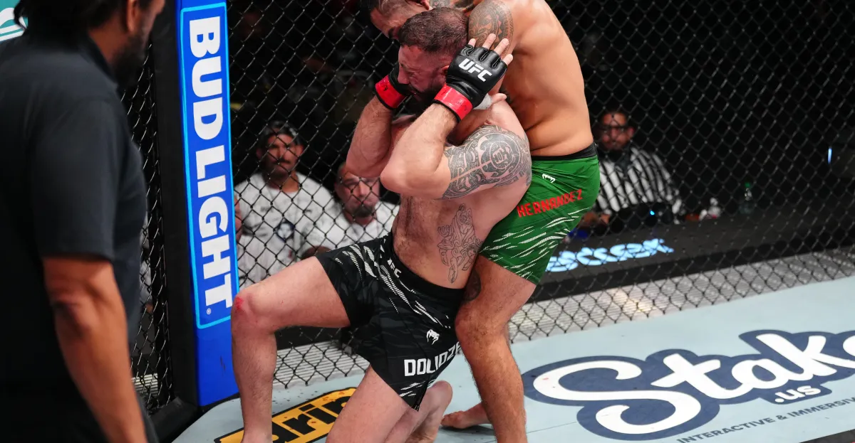 Featured image for Anthony Hernandez Dominates Dolidze, Calls for Title Shot