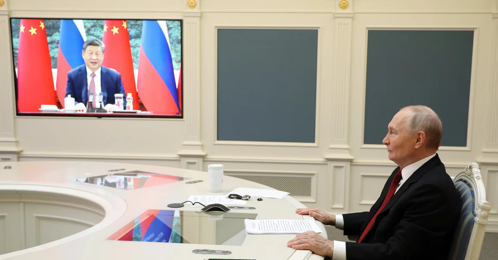 Xi and Putin reinforce China-Russia ties in video call as Ukraine anniversary nears