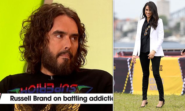 Russell Brand's Confession: Kissing Meghan Markle on Film Set