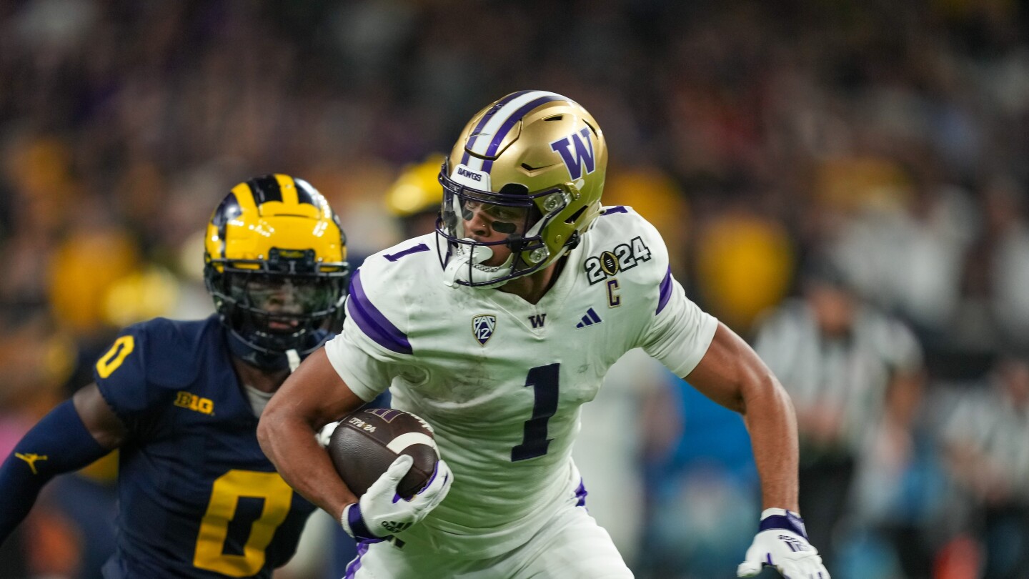 "UW's Rome Odunze Declares for NFL Draft"