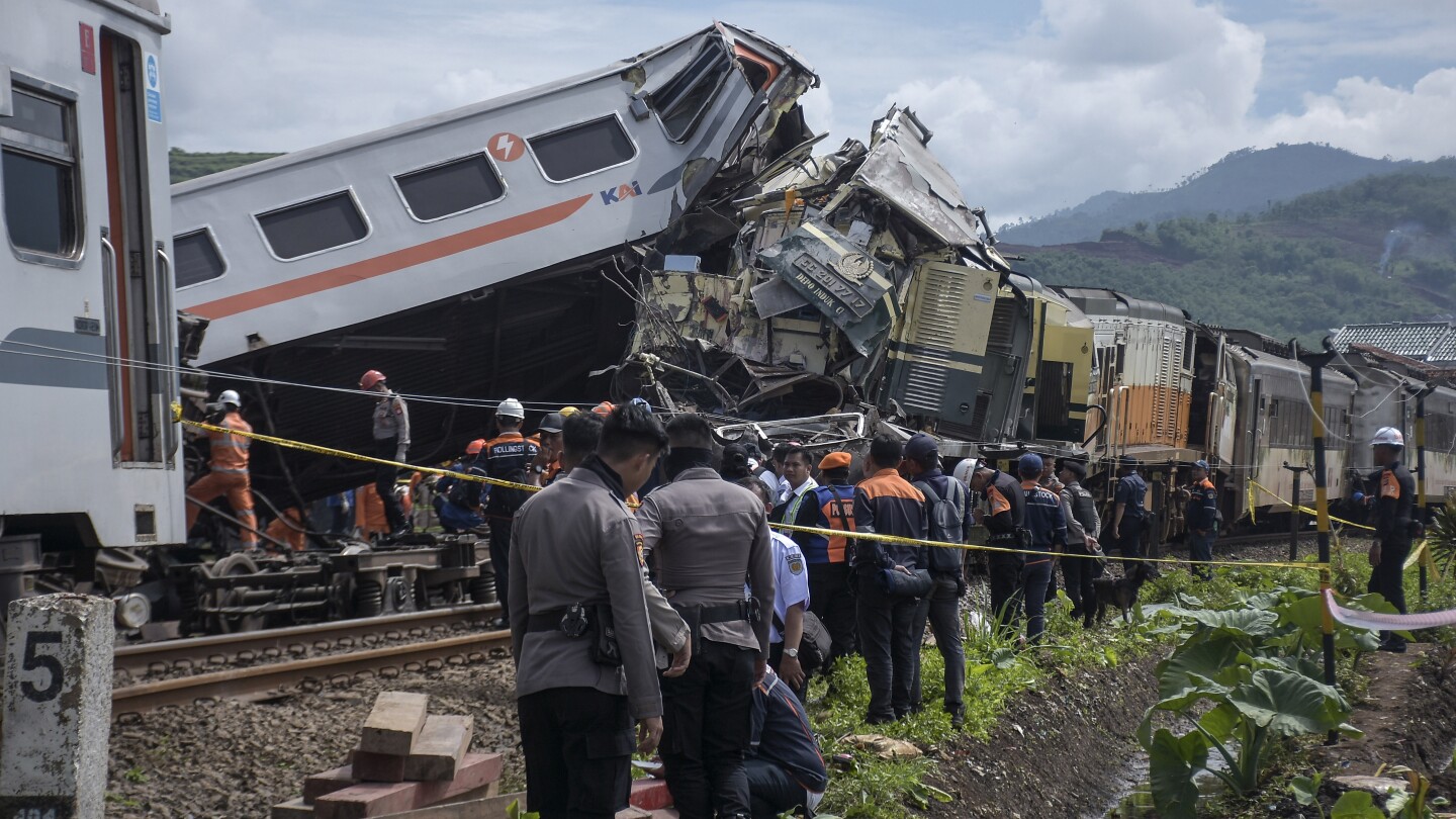 "Indonesia Train Collision on Java Island Claims Multiple Lives"