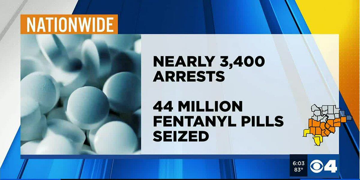 Featured image for DEA Operation Results in 72 Arrests and Seizure of 1.3 Million Fentanyl Pills in St. Louis