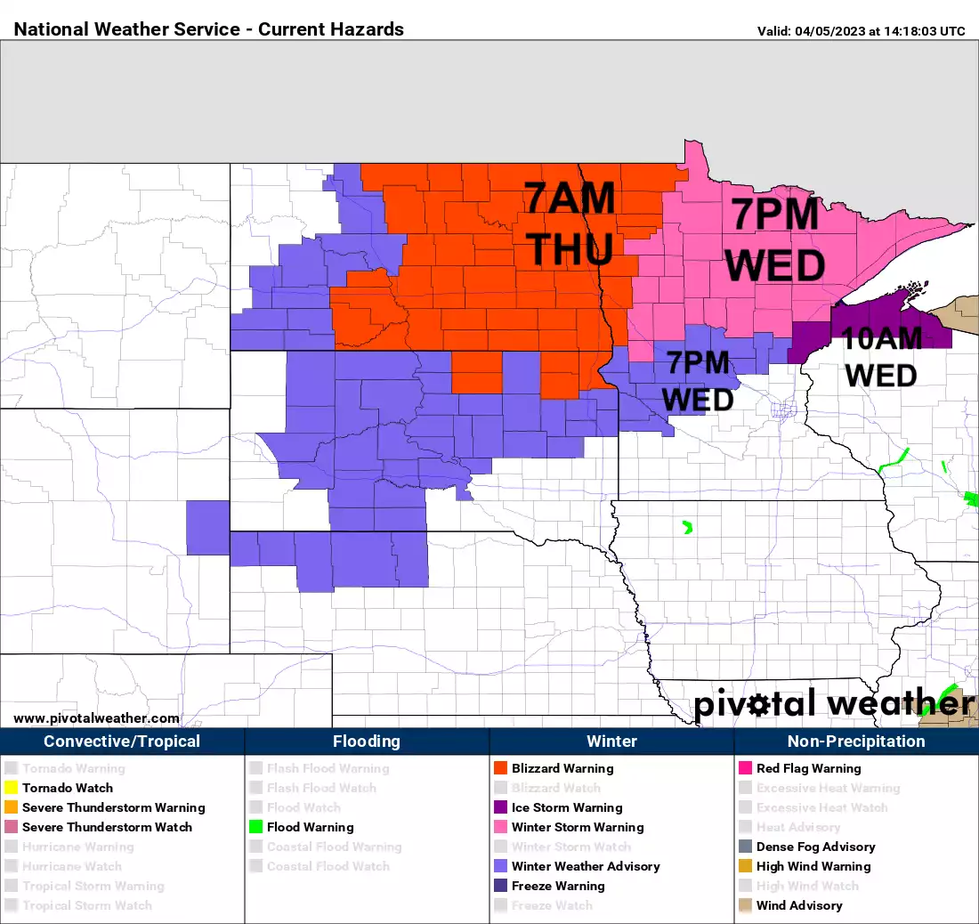 Wild winter weather wreaks havoc in Minnesota with blizzards, thunderstorms, and flooding.