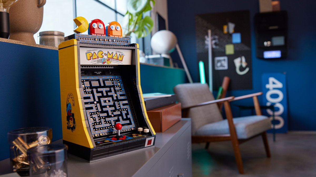 Lego releases 2,651-piece Pac-Man arcade cabinet for '80s nostalgia fans.