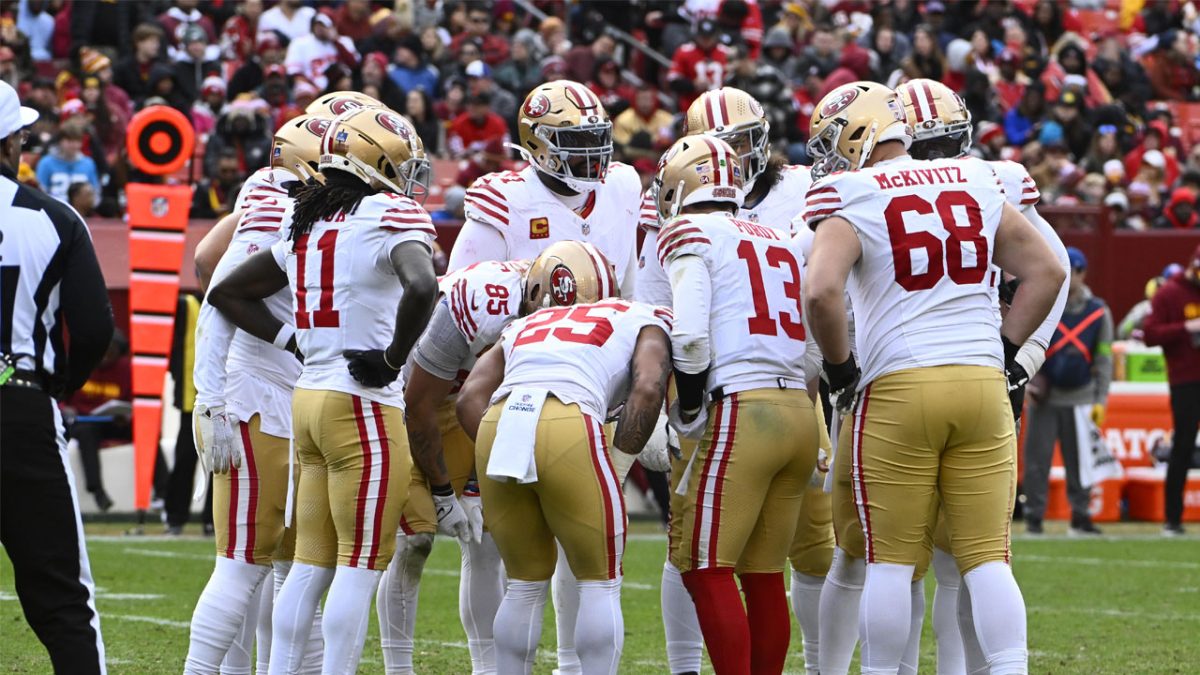 Featured image for "49ers Shatter Records: Purdy's Historic Offense and Kittle's 1,000-Yard Triumph"