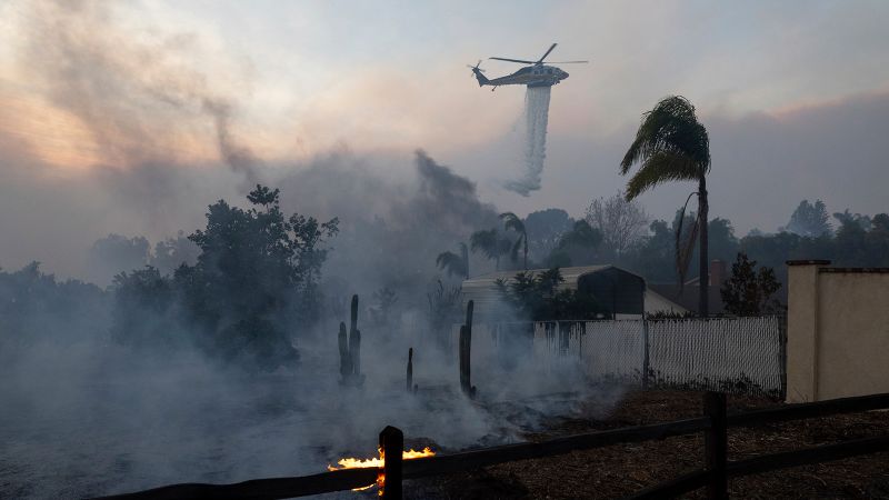 Californians Evacuate as Mountain Fire Devastates Homes