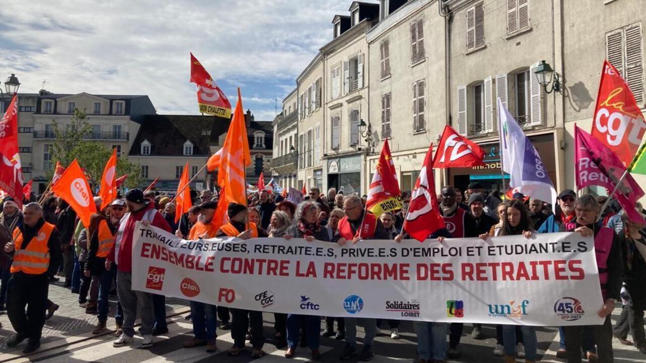 Small-town France protests Macron's pension reform.