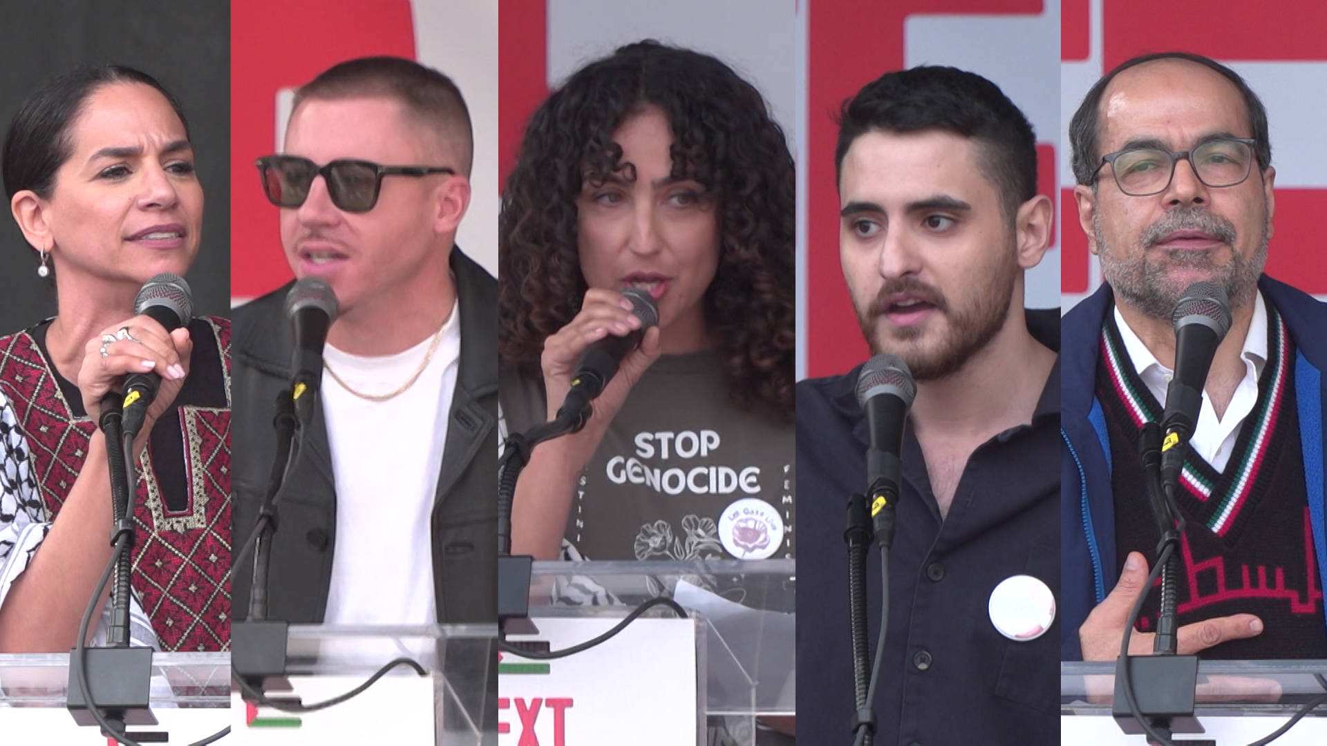 "Pro-Palestinian Protesters Demand End to Gaza Siege in Historic U.S. Rally"