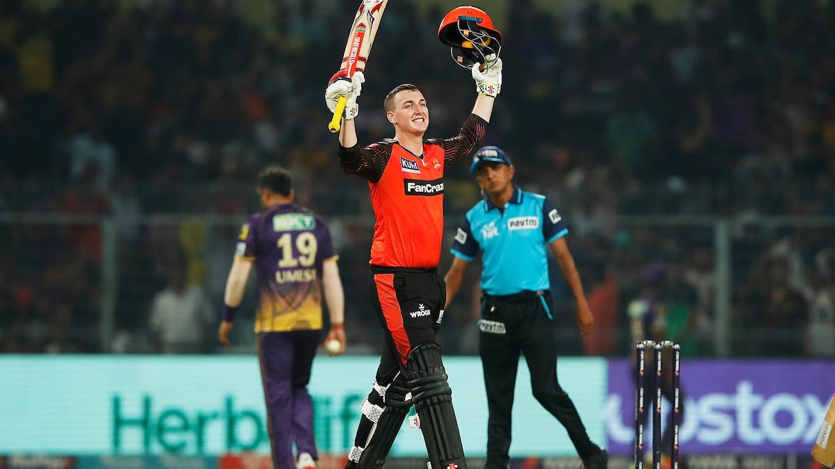 Featured image for "Harry Brook Shines in IPL 2023 with Century and Twitter Praise"