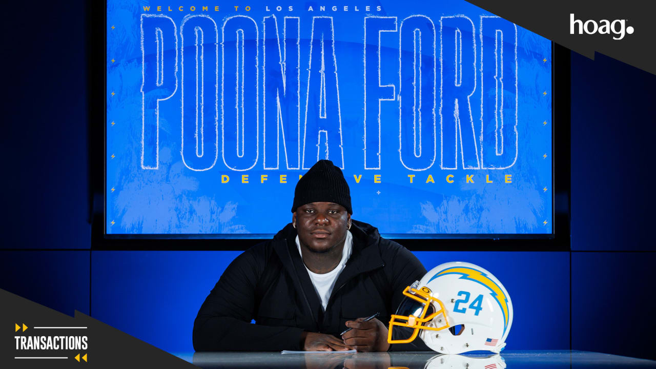 "Chargers Make Moves: Signing Poona Ford and Easton Stick"