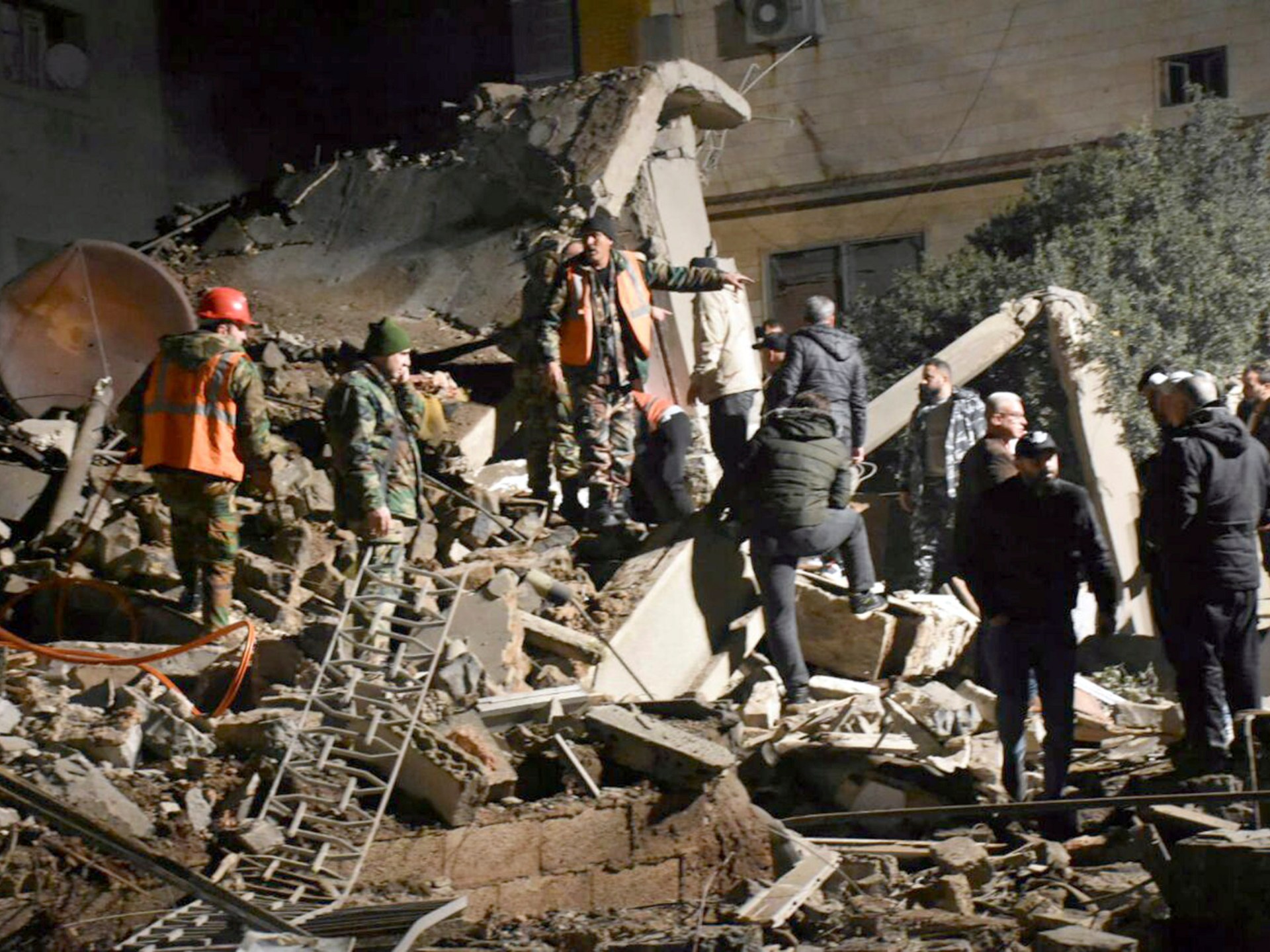 "Israeli Airstrikes in Syria's Aleppo Kill Dozens in Escalating Middle East Crisis"