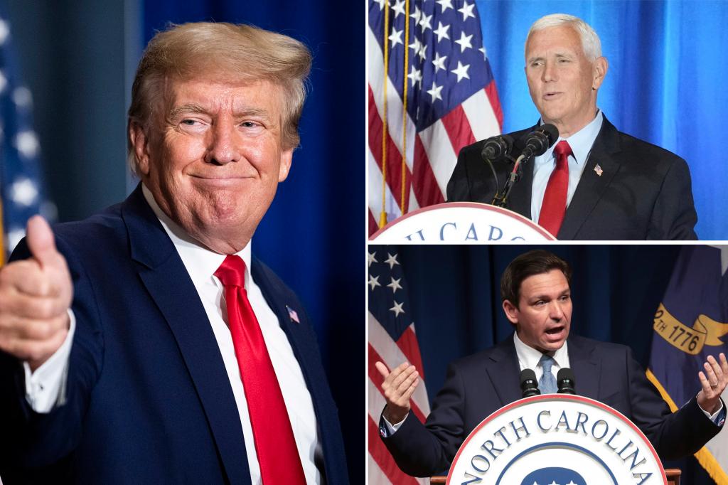 Republican 2024 contenders split on response to Trump's indictment.