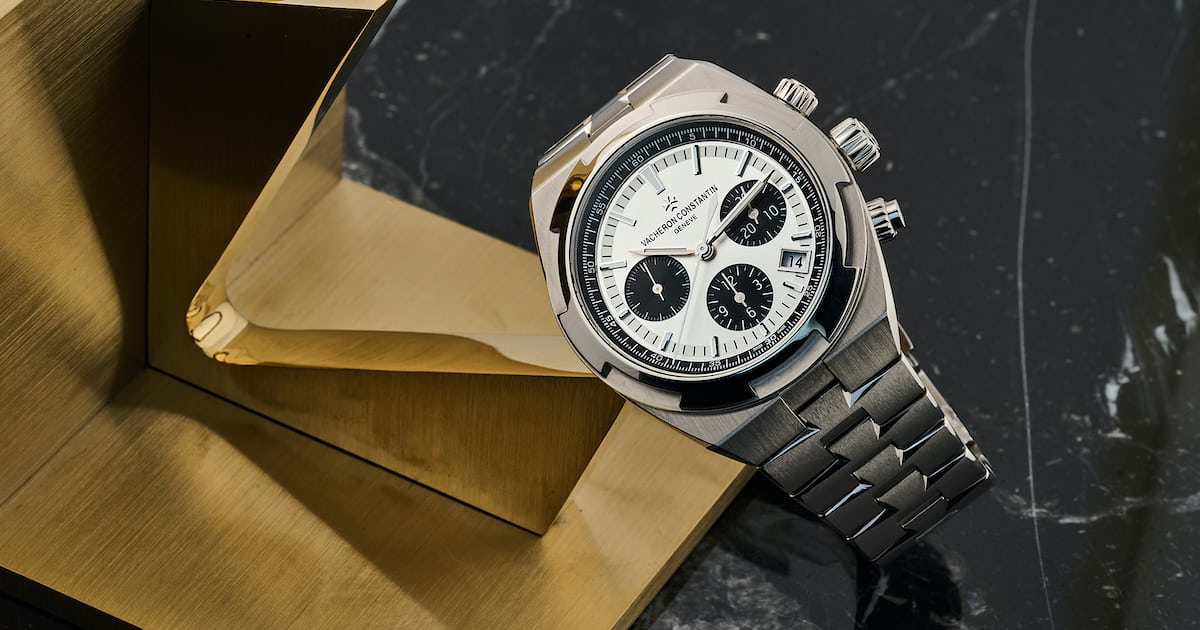 Featured image for Vacheron Constantin's Overseas Panda Chronograph Reviewed.