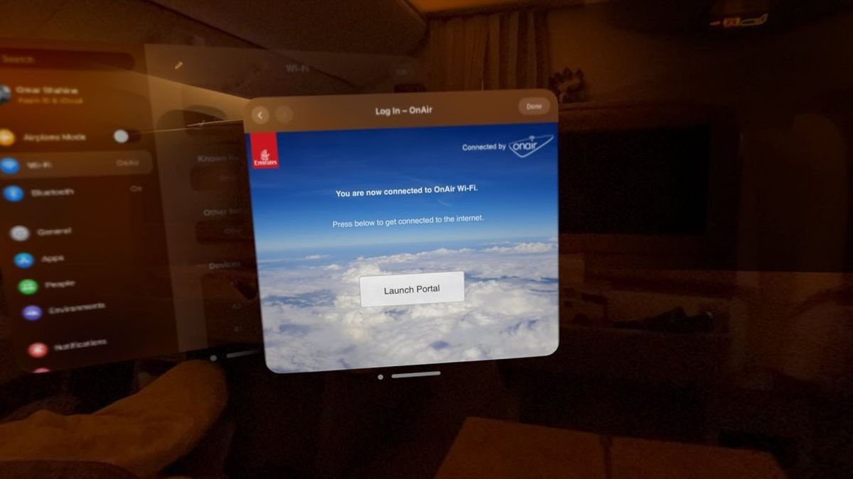 Featured image for "Microsoft Word Lead Utilizes Apple Vision Pro During Flight"