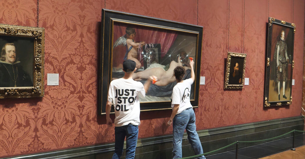 Featured image for "Climate Protesters' Vandalism Targets Iconic Velázquez Painting in London"