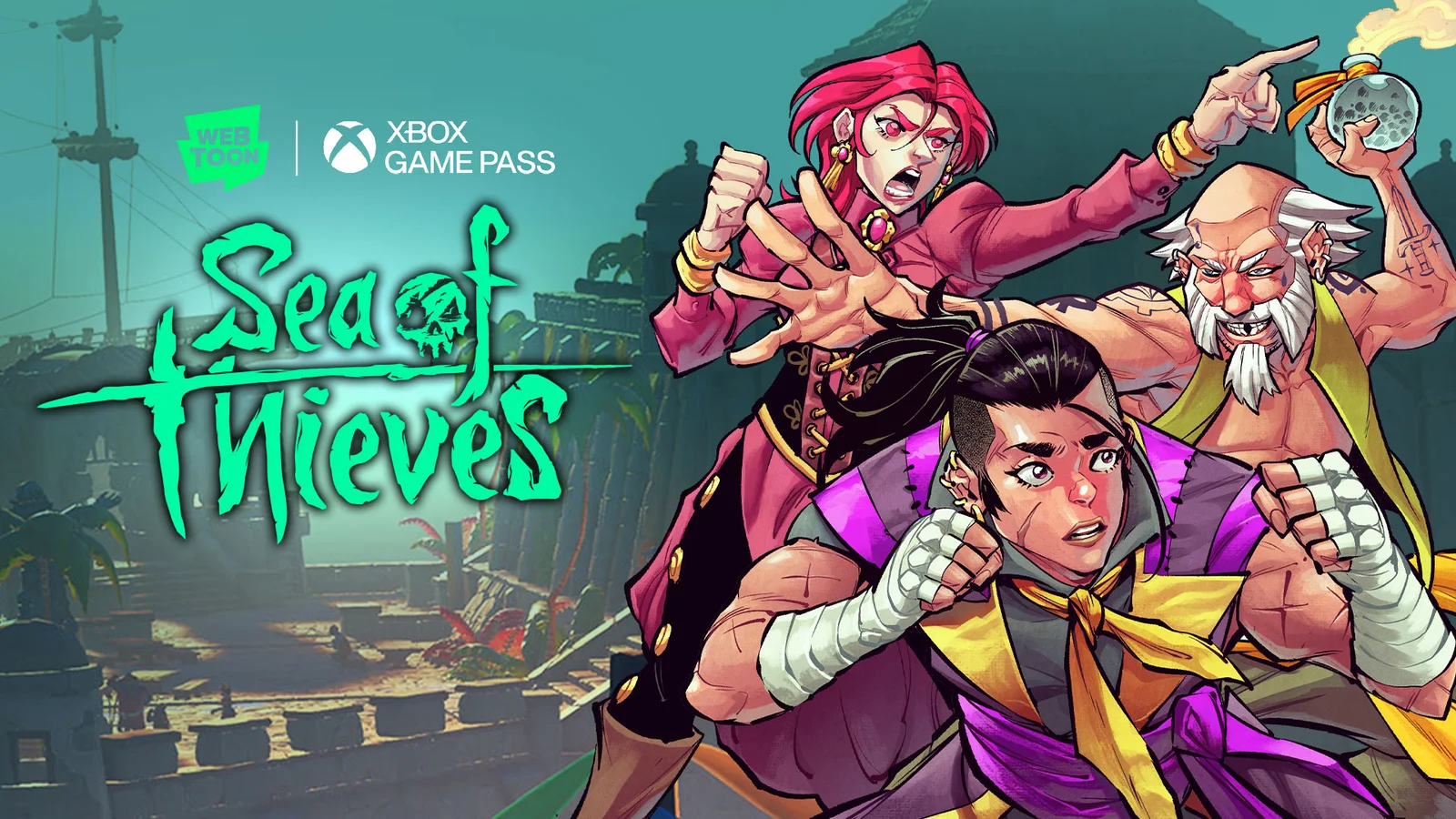Sea of Thieves sails into Webtoon with new comic and Game Pass perks