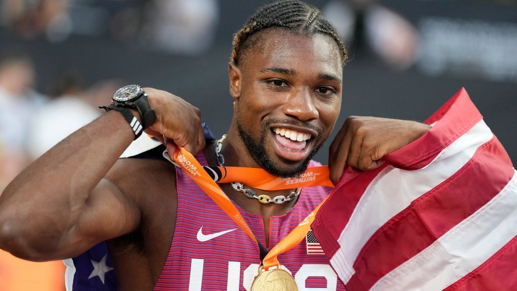 Featured image for Noah Lyles Claims World Title in 100m as Seville Shocks U.S.