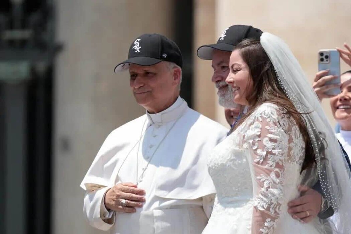 Featured image for Pope Leo Breaks Tradition with White Sox Cap at Chicago Event