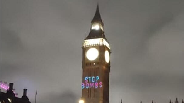 Controversy Erupts Over 'From the River to the Sea' Projection on Big Ben