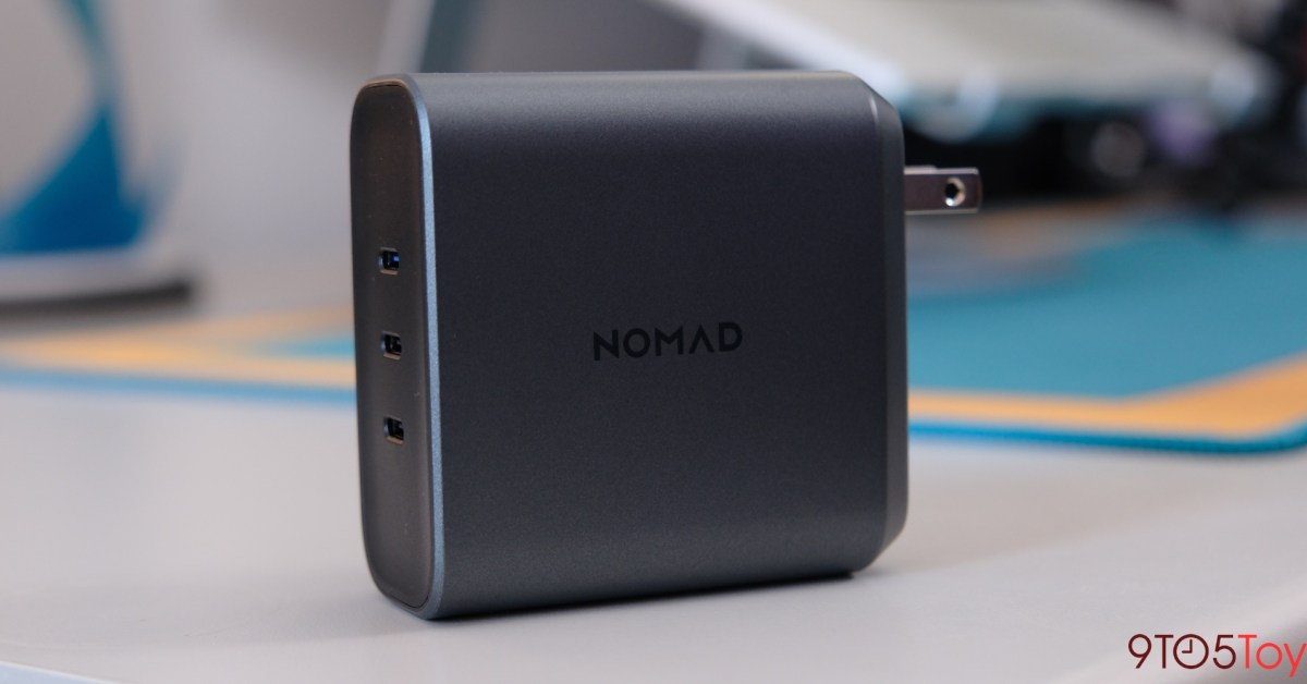 Featured image for "Nomad's Compact 130W GaN Charger: Powering Up to 3 Devices Simultaneously"