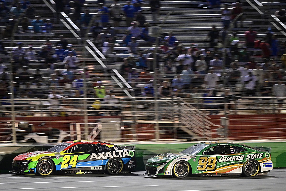 "Rain, Inspections, and Highlights: Chaos and Excitement at Atlanta Motor Speedway"