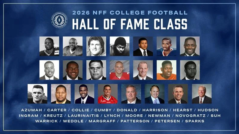 NFF Unveils 2026 College Football Hall of Fame Class