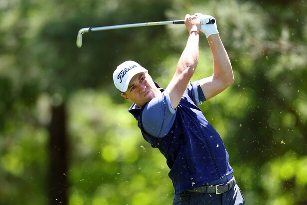 Featured image for "Justin Thomas' Epic Collapse Headlines Masters 2024 Cut List"