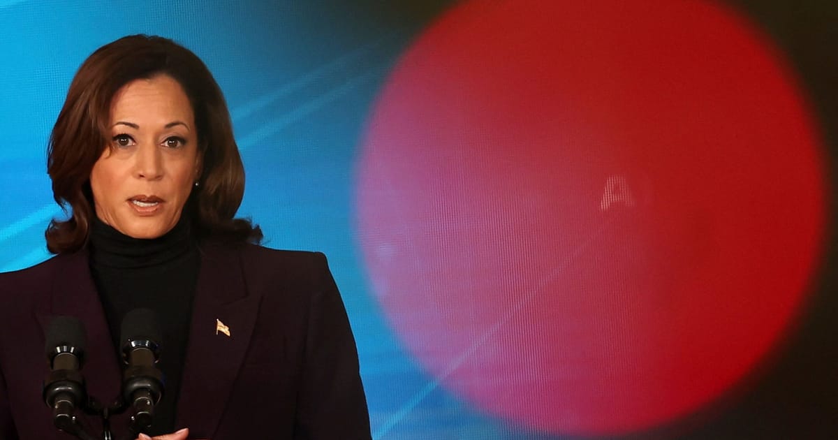 Featured image for "Kamala Harris Urges Immediate Attention to AI Risks, Questions Existential Threats"