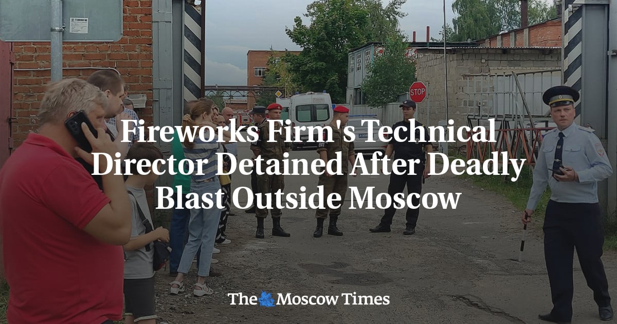 Featured image for Fireworks Firm's Technical Director Arrested for Fatal Explosion near Moscow
