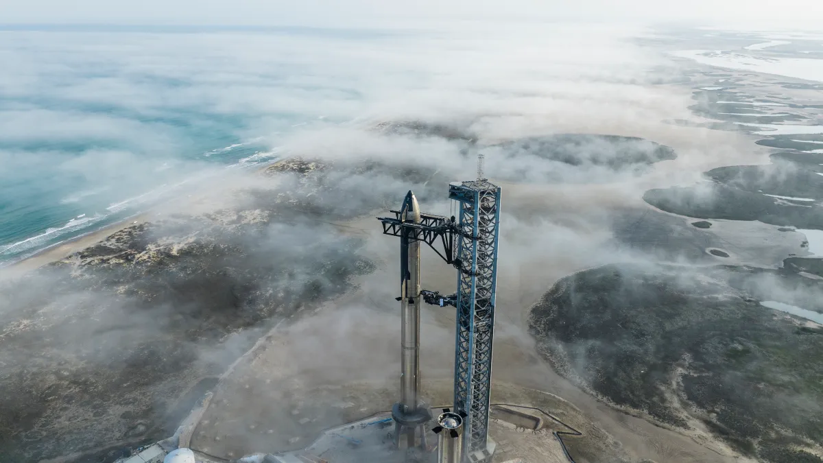 SpaceX's Starship Orbital Test Flight Nears Launch.