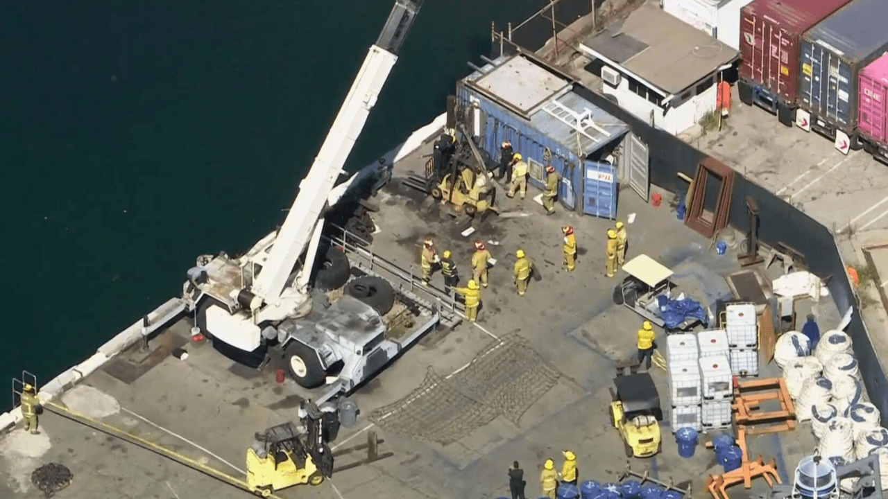 Featured image for Fatal Forklift Accident Claims Worker's Life at Port of Los Angeles
