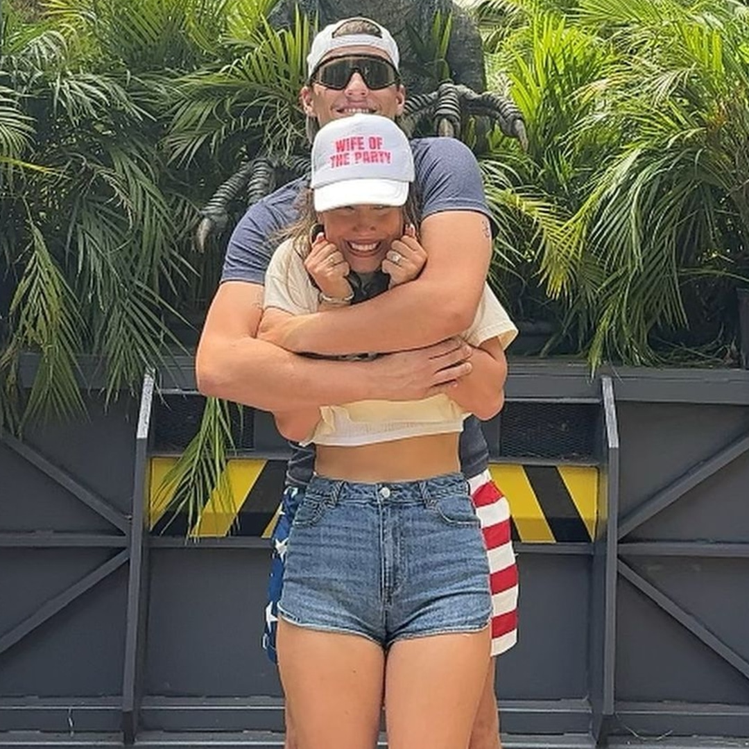 Featured image for Millie Bobby Brown Celebrates Marriage to Jake Bongiovi with 'Wifey' Shorts at Universal Studios