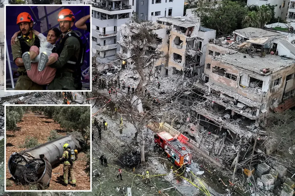 Iran Launches 400 Missiles at Israel, with Limited Urban Impact