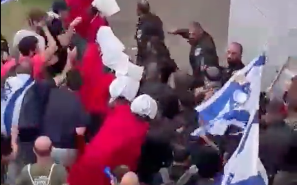 Featured image for Protest forces MK Rothman's evacuation from Tel Aviv University event.