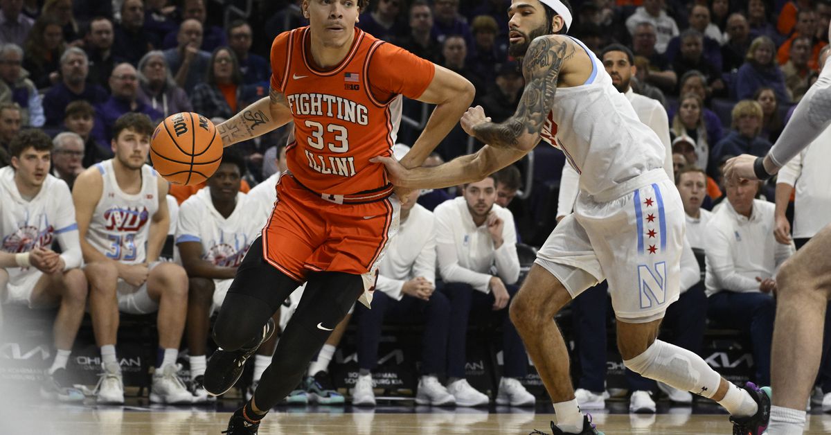 Featured image for "Northwestern Stuns No. 10 Illinois in 96-91 Overtime Upset"