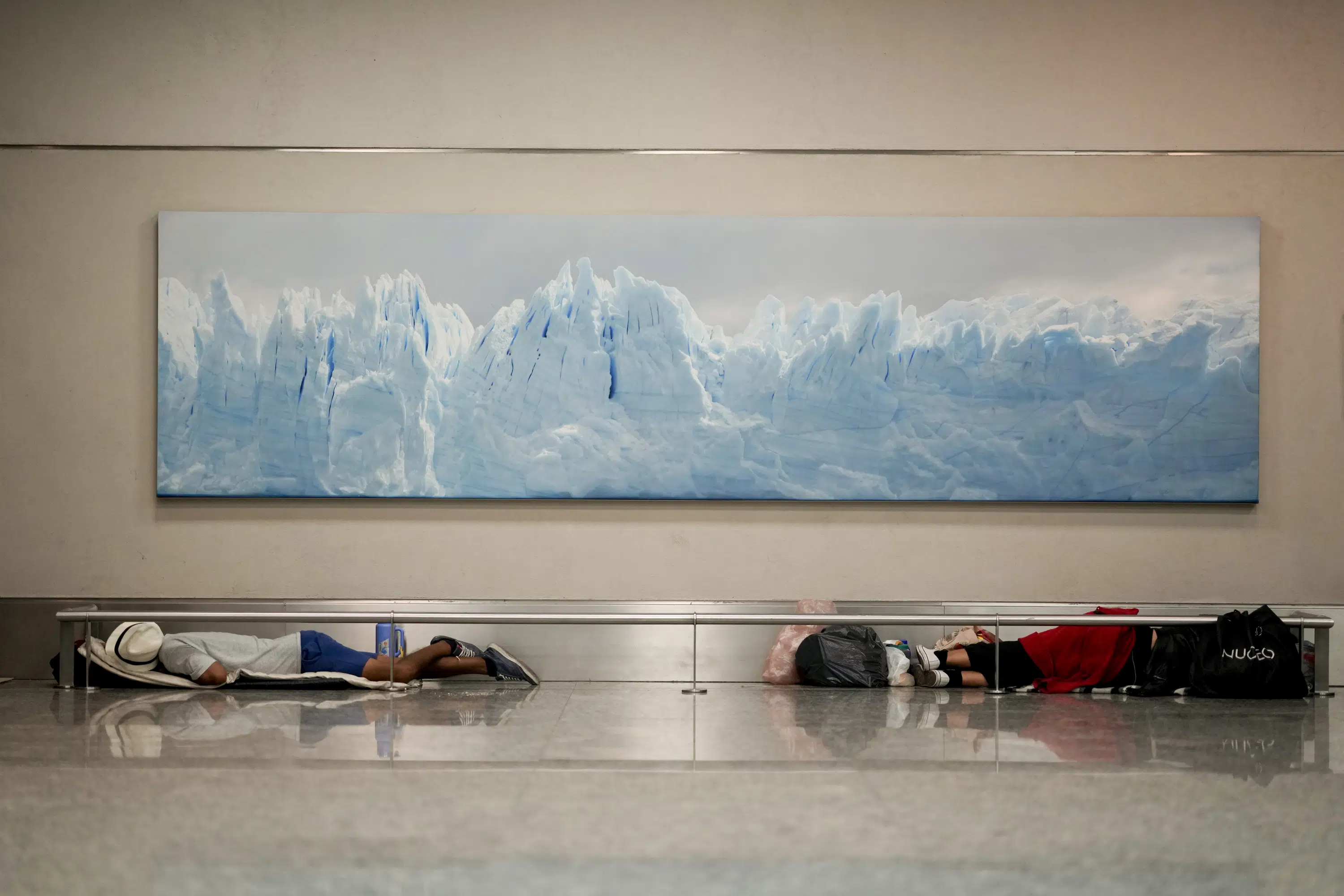 Buenos Aires Airport Becomes Makeshift Homeless Shelter.
