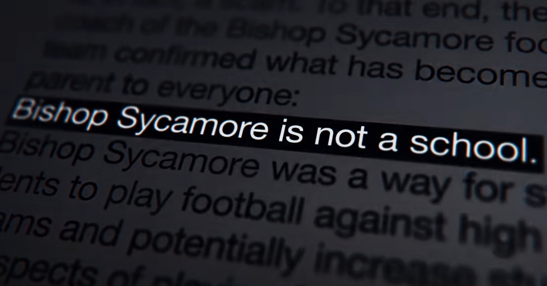 "Bishop Sycamore Scandal Unveiled in HBO's 'BS High' Documentary Trailer"