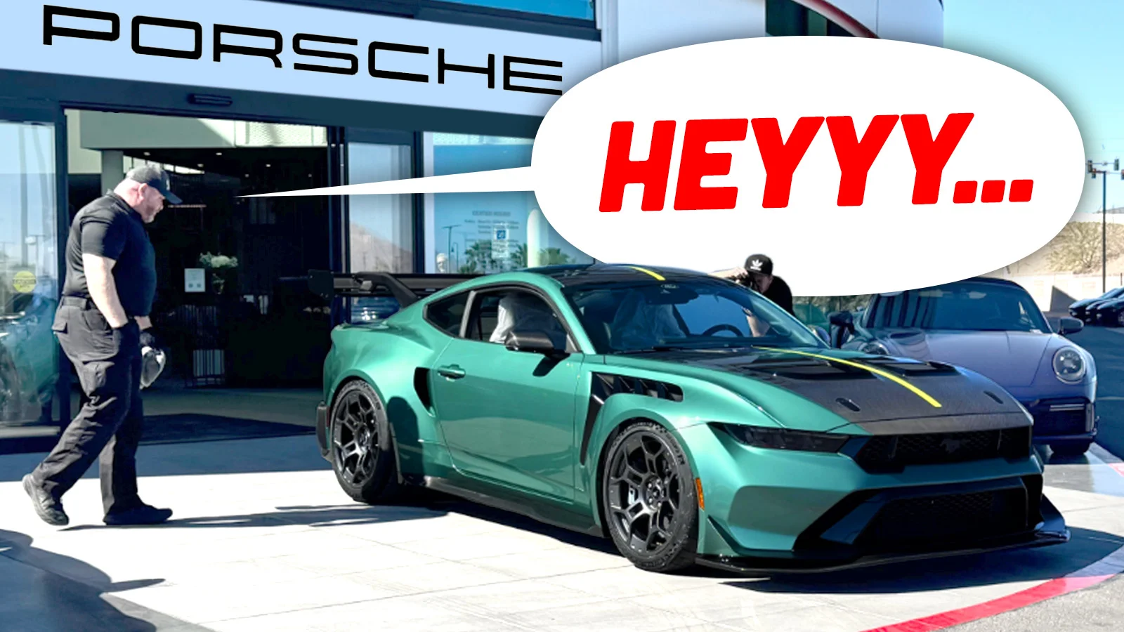 Mustang GTD Goes Unconventional: Delivered at a Porsche Dealer for Practicality and Flair