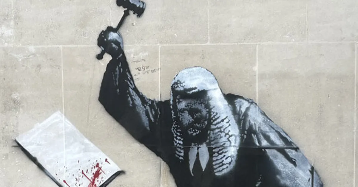 Featured image for Banksy's Latest Mural Sparks Controversy and Police Investigation