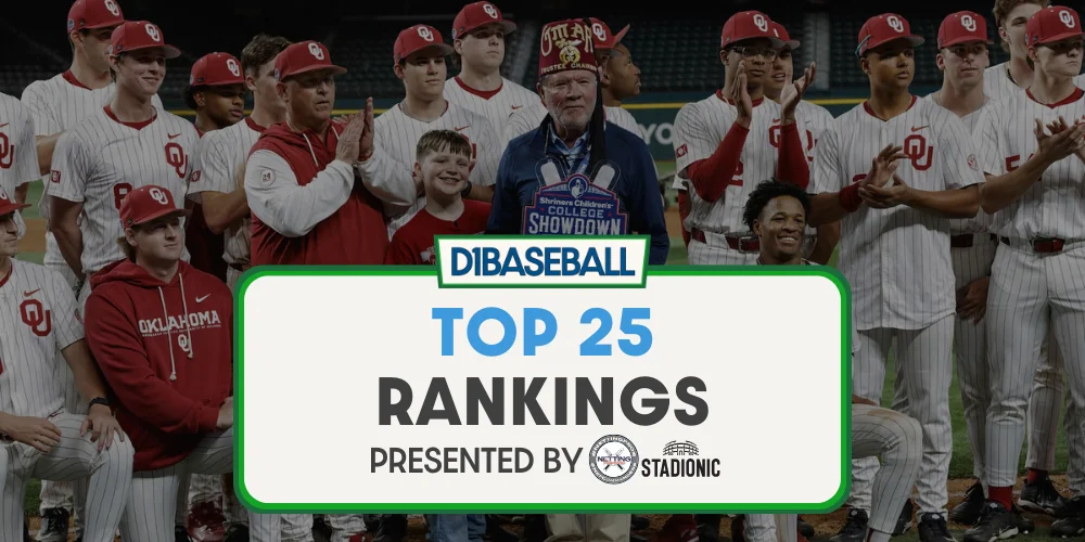 UCLA Holds Top Spot as OU and WVU Crack the D1Baseball Top 25